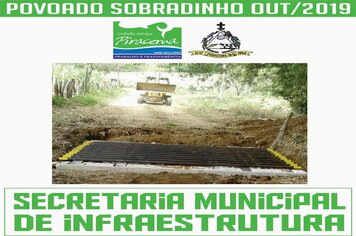 Foto - OBRAS POVOADO DO BOM RETIRO, GEADA, SOBRADINHO E MANDEMBO.